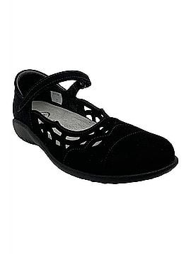 Naot Women's Agathis Mary Jane Shoes in Black Velvet Nubuck (view 1)