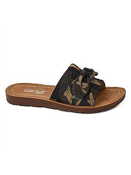 Corkys Women's Too Cute Bow Sandal in Camo (view 1)