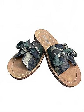 Corkys Women's Too Cute Bow Sandal in Camo (view 2)
