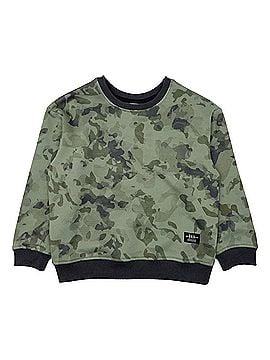 Feather 4 Arrow Ryder Camo Sweatshirt in Oil Green (view 2)