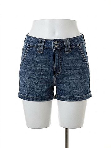 Judy Blue The Beka Denim Short in Dark Wash (view 1)