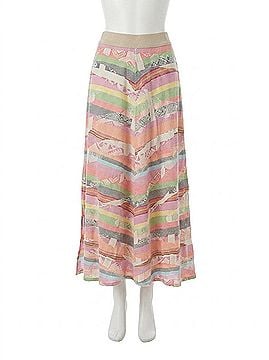 Aldomartins Sils Knit A-Line Skirt in Pink Multi (view 1)