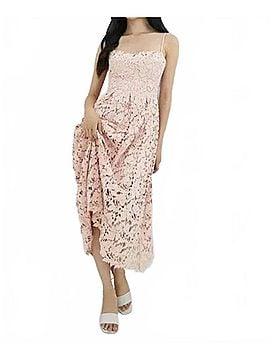 Astr Joyce Dress in Blush (view 2)