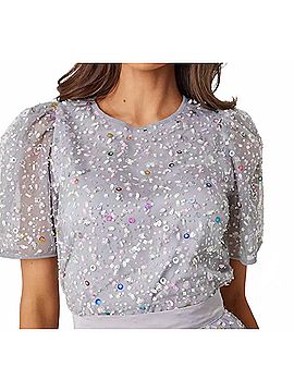 Abbey Glass Marty Top in Silver Confetti (view 2)