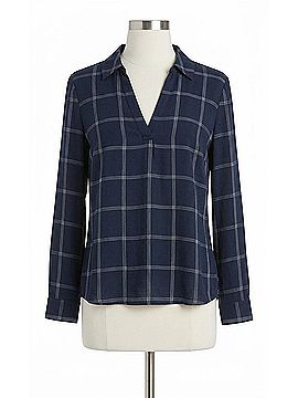 Ecru Watson in Navy Windowpane (view 1)