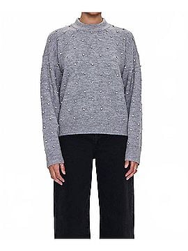 Pistola Aura Crewneck Sweater in Charcoal Diamonte (view 2)