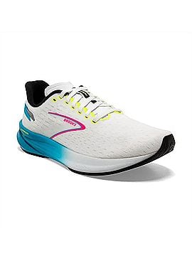 Brooks Women's Hyperion Running Shoe in White/Blue/Pink (view 2)