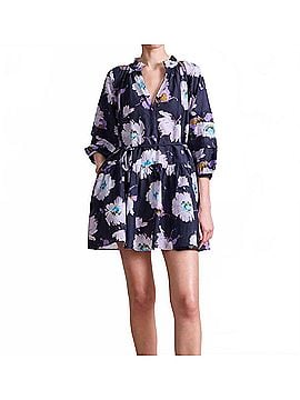 Apiece Apart Trinidad Mini Dress in Senna Floral Navy (view 2)