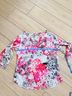 Pendleton Floral Multi Color 3/4 Sleeve Blouse Size M - photo 6