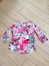 Pendleton Floral Multi Color 3/4 Sleeve Blouse Size M - photo 4