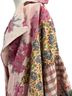 Blue Velvet 100% Cotton Floral Plaid Pink Jacket Size S - photo 9