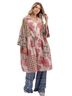 Blue Velvet 100% Cotton Floral Plaid Pink Jacket Size S - photo 2