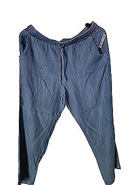 Workshop Republic Clothing Soft Chambray Pullon Cropped Jeans (view 1)