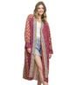 Blue Velvet Floral Multi Color Coat Size L - photo 1