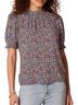 Amazon Essentials 100% Viscose Floral Multi Color Short Sleeve Blouse Size XXL - photo 1