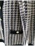 Tahari Houndstooth Black Tan Cardigan Size XL - photo 4