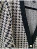 Tahari Houndstooth Black Tan Cardigan Size XL - photo 3