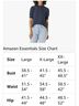 Amazon Essentials 100% Viscose Floral Multi Color Blue Short Sleeve Blouse Size XXL - photo 4