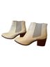 Nisolo 100% Leather Ivory Ankle Boots Size 8 1/2 - photo 2