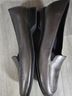 Munro American 100% Leather Solid Black Gold Flats Size 8 1/2 - photo 5