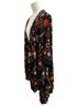 Easel 100% Rayon Floral Black Red Yellow White Pink Green Jacket Size L - photo 3