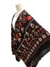 Easel 100% Rayon Floral Black Red Yellow White Pink Green Jacket Size L - photo 4