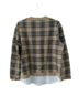 Anne Klein Plaid Tan Black Pullover Sweater Size L - photo 5