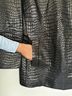 Carlisle Black Silver Long Sleeve Blouse Size 4 - photo 7