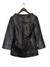 Carlisle Black Silver Long Sleeve Blouse Size 4 - photo 1