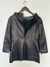 Carlisle Black Silver Long Sleeve Blouse Size 4 - photo 4