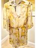 Charlotte Russe Floral Yellow White Romper Size M - photo 9