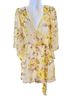 Charlotte Russe Floral Yellow White Romper Size M - photo 1