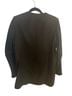 Maje 67% Cotton 33% Linen 100% Lambskin 100% Cotton 100% Viscose Solid Graphic Black Jacket Size 8 - photo 2