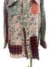Blue Velvet 100% Cotton Floral Plaid Multi Color Button-Down Shirt Size M - photo 6