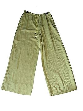 Calypso St. Barth Lemon Drawstring Wide-Leg Pants Casual Pants (view 2)