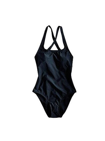 Quince Italian Cross Back One Piece Swimsuit One Piece Swimsuit (view 1)