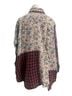 Blue Velvet 100% Cotton Floral Plaid Multi Color Button-Down Shirt Size S - photo 4