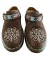 Dr. Martens 100% Suede Floral Brown Mule/Clog Size 8 - photo 1