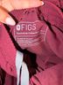 FIGS Burgundy Short Sleeve Blouse Size XL - photo 4