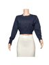 Silk Laundry 100% Merino Solid Blue Wool Pullover Sweater Size S - photo 10