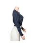 Silk Laundry 100% Merino Solid Blue Wool Pullover Sweater Size S - photo 8