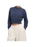 Silk Laundry 100% Merino Solid Blue Wool Pullover Sweater Size S - photo 2
