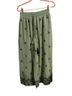 Easel Floral Green Casual Pants Size S - photo 1