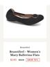 BeautiFeel 100% Suede Black Flats Size 8 - photo 3