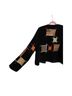 Alex Kin 100% Rayon Animal Print Solid Checkered-gingham Floral Graphic Stripes Black Brown Jacket Size M - photo 5