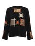 Alex Kin 100% Rayon Animal Print Solid Checkered-gingham Floral Graphic Stripes Black Brown Jacket Size M - photo 2