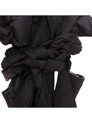 Comme des Garçons Comme Des Garcons textured knots deconstructed coat (view 2)