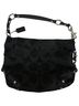 Coach 100% Canvas Print Black Shoulder Bag One size - photo 1