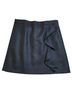 J.Crew 100% Wool 100% Polyester Solid Black Casual Skirt Size 8 - photo 1