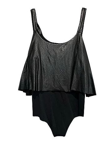 Commando faux leather loose layer Bodysuit (view 1)